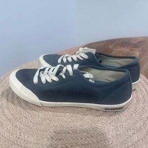 Seavees Dark Grey Canvas Sneakers 7.5
